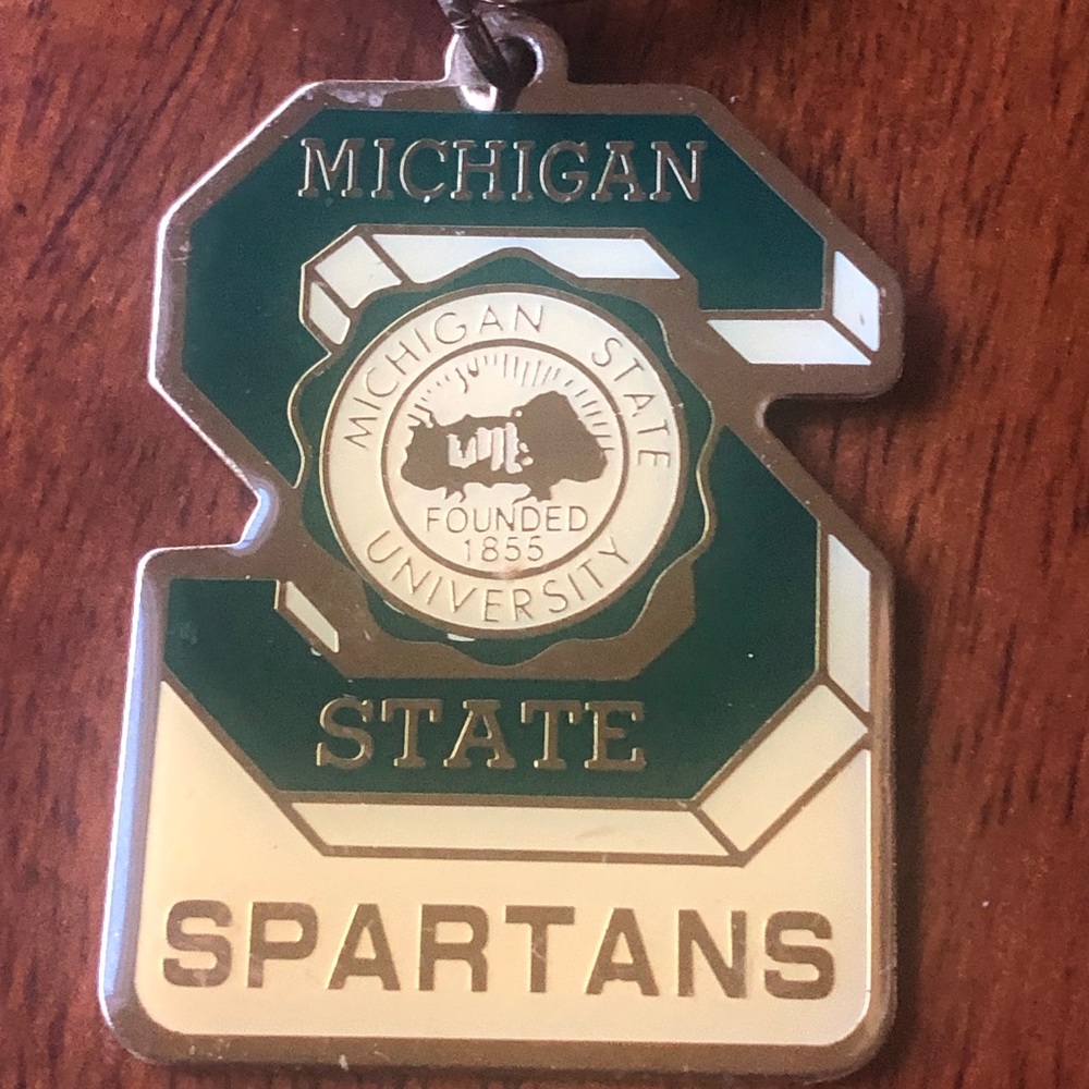 Michigan State Key Chain - Picture 2 of 3